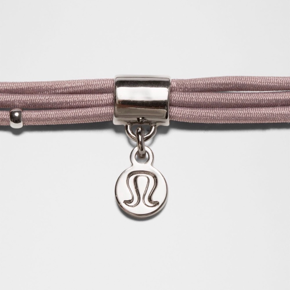 NWT/ 🍋 Lululemon Multi Band Charm Gaur Elastics - Set of 2 - Picture 2 of 2